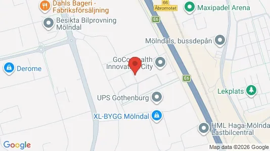Apartments for rent i Mölndal - kort over placeringen