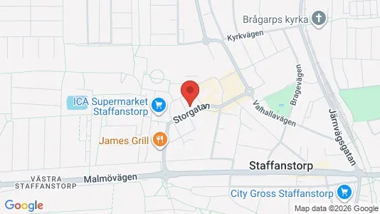 Apartments for rent i Staffanstorp - kort over placeringen