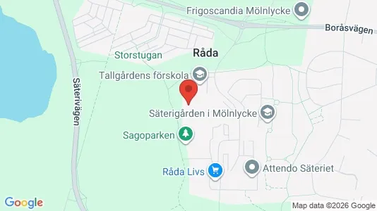 Apartments for rent i Härryda - kort over placeringen