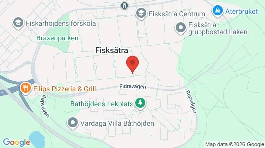 Apartments for rent i Nacka - kort over placeringen