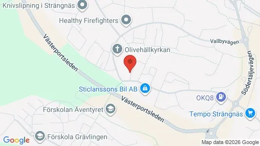 Apartments for rent i Strängnäs - kort over placeringen
