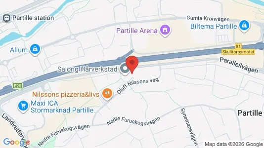 Apartments for rent i Partille - kort over placeringen