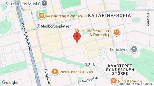 Apartments for rent i Södermalm - kort over placeringen