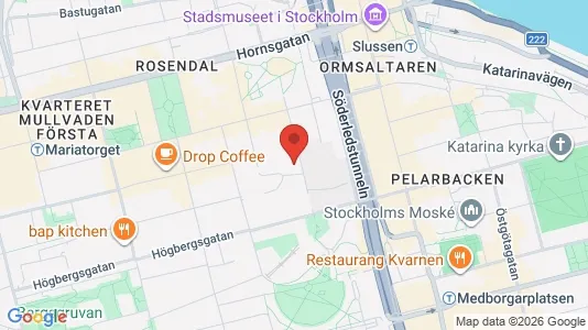 Apartments for rent i Södermalm - kort over placeringen