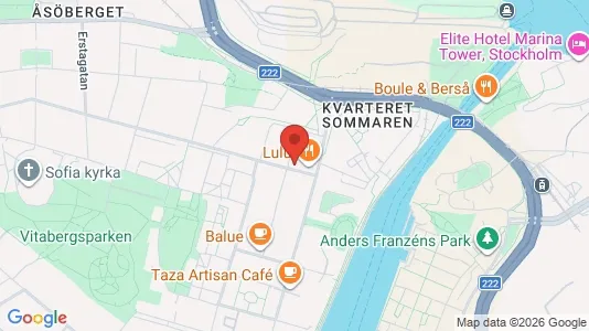 Apartments for rent i Södermalm - kort over placeringen