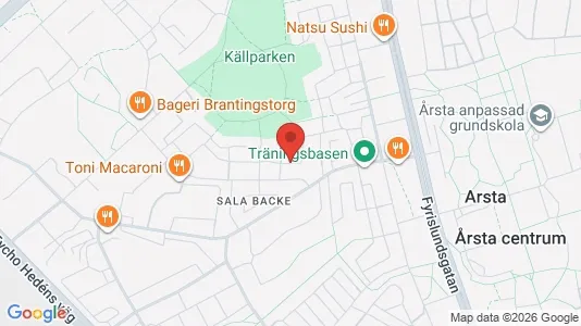 Apartments for rent i Uppsala - kort over placeringen