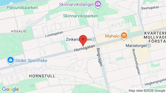 Apartments for rent i Södermalm - kort over placeringen
