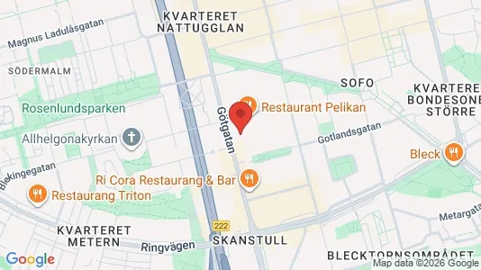 Apartments for rent i Södermalm - kort over placeringen