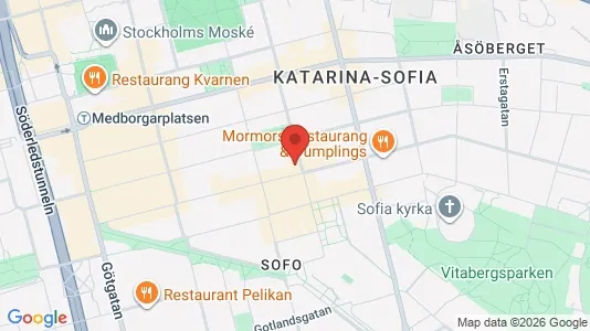 Apartments for rent i Södermalm - kort over placeringen