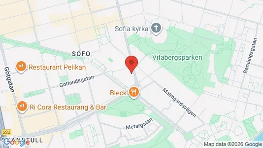 Apartments for rent i Södermalm - kort over placeringen