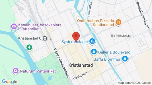 Apartments for rent i Kristianstad - kort over placeringen