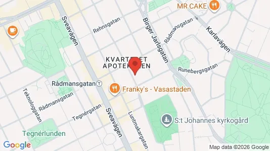 Apartments for rent i Vasastan - kort over placeringen
