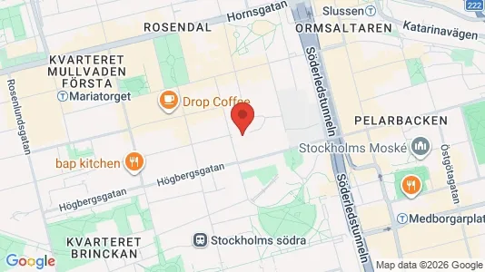 Apartments for rent i Södermalm - kort over placeringen