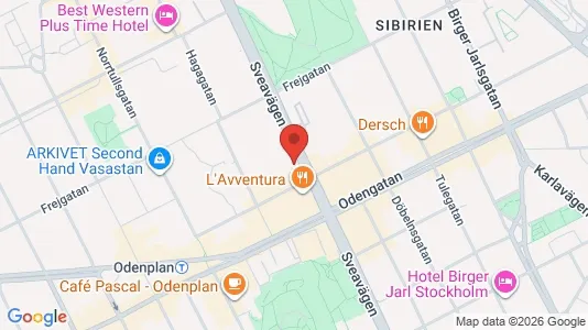 Apartments for rent i Vasastan - kort over placeringen