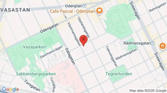 Apartments for rent i Vasastan - kort over placeringen