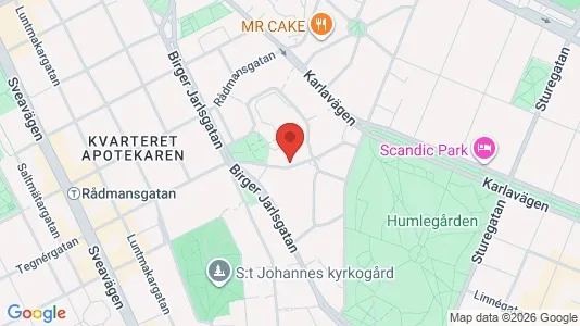 Apartments for rent i Östermalm - kort over placeringen