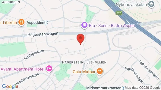 Apartments for rent i Stockholm South - kort over placeringen
