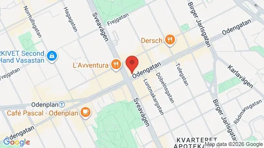 Apartments for rent i Vasastan - kort over placeringen