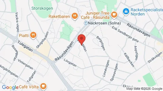 Apartments for rent i Solna - kort over placeringen