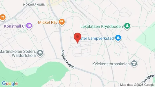 Apartments for rent i Stockholm South - kort over placeringen