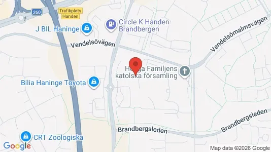 Apartments for rent i Haninge - kort over placeringen