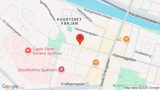 Apartments for rent i Kungsholmen - kort over placeringen