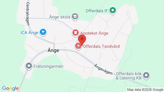 Apartments for rent i Krokom - kort over placeringen