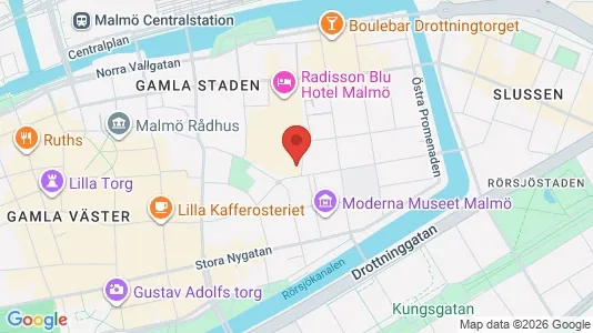 Apartments for rent i Malmö City - kort over placeringen