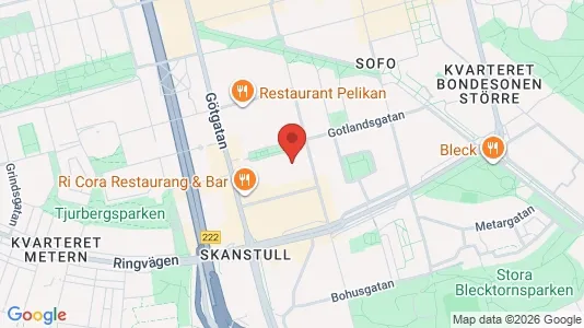 Apartments for rent i Södermalm - kort over placeringen