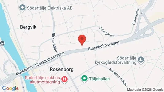 Apartments for rent i Södertälje - kort over placeringen