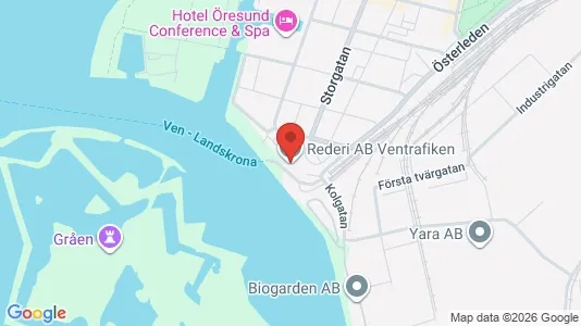 Apartments for rent i Landskrona - kort over placeringen