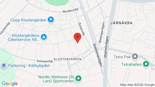 Apartments for rent i Lund - kort over placeringen