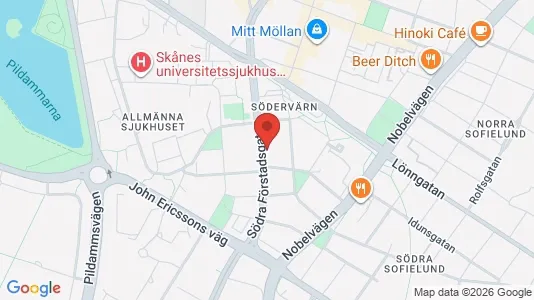 Apartments for rent i Malmö City - kort over placeringen