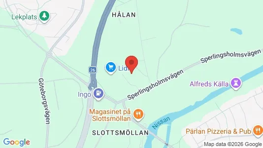 Apartments for rent i Halmstad - kort over placeringen
