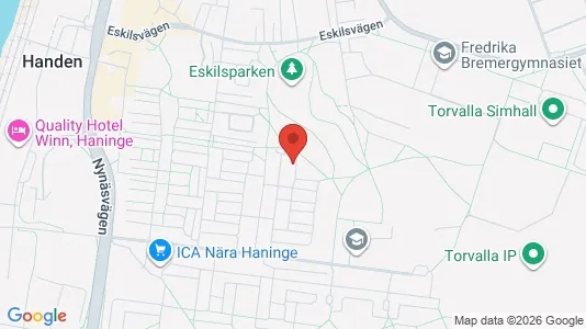Apartments for rent i Haninge - kort over placeringen