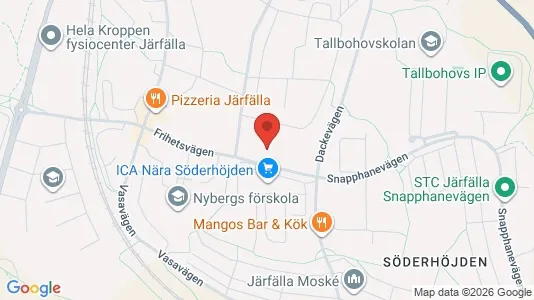 Apartments for rent i Järfälla - kort over placeringen