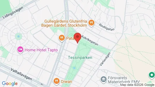 Apartments for rent i Gärdet/Djurgården - kort over placeringen