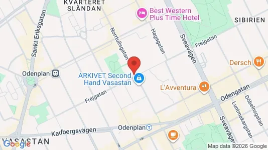 Apartments for rent i Vasastan - kort over placeringen