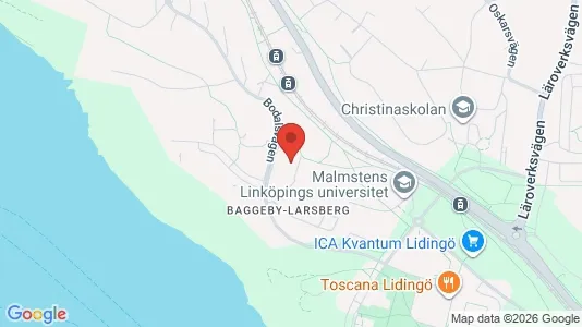 Apartments for rent i Lidingö - kort over placeringen
