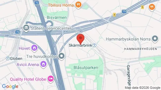 Apartments for rent i Stockholm South - kort over placeringen
