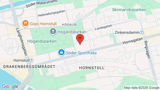 Apartments for rent i Södermalm - kort over placeringen
