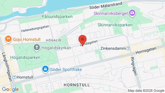 Apartments for rent i Södermalm - kort over placeringen