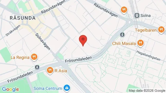 Apartments for rent i Solna - kort over placeringen