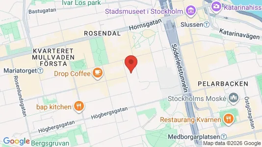 Apartments for rent i Södermalm - kort over placeringen