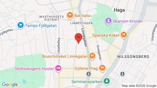 Apartments for rent i Gothenburg City Centre - kort over placeringen