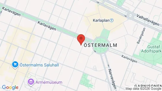 Apartments for rent i Östermalm - kort over placeringen