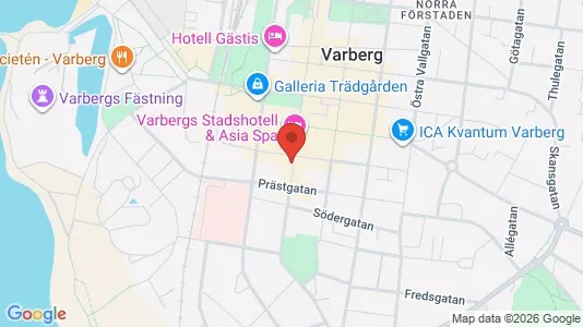 Apartments for rent i Varberg - kort over placeringen