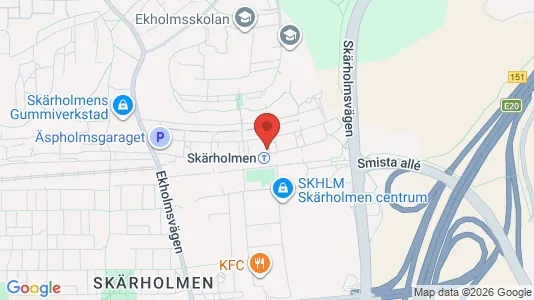 Apartments for rent i Stockholm South - kort over placeringen