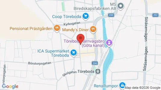 Apartments for rent i Töreboda - kort over placeringen