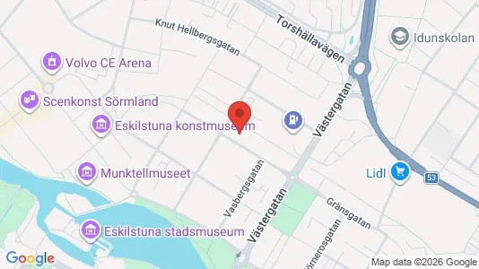Apartments for rent i Eskilstuna - kort over placeringen